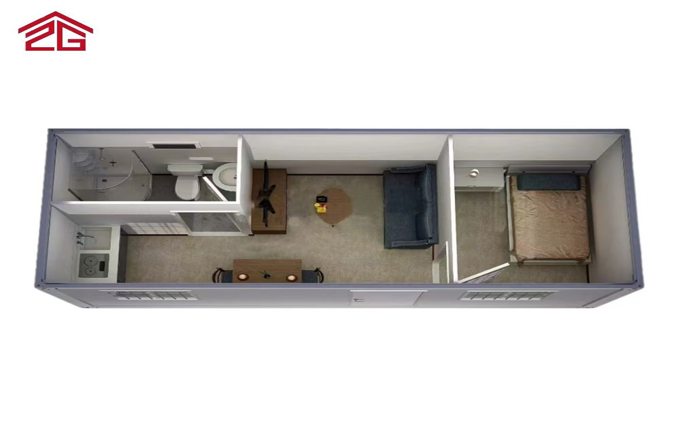 40ft Factory Customized Prefab House Portable Pansamantalang Dormitoryo O Hotel 40ft Factory Customized Prefab House Portable Pansamantalang Dormitoryo O Hotel