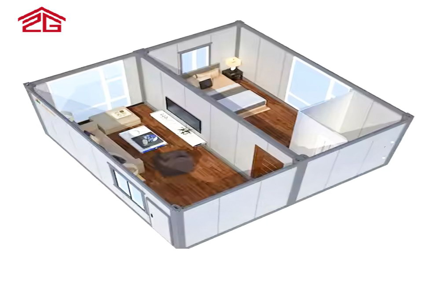 40ft Factory Customized Prefab House Portable Pansamantalang Dormitoryo O Hotel 40ft Factory Customized Prefab House Portable Pansamantalang Dormitoryo O Hotel