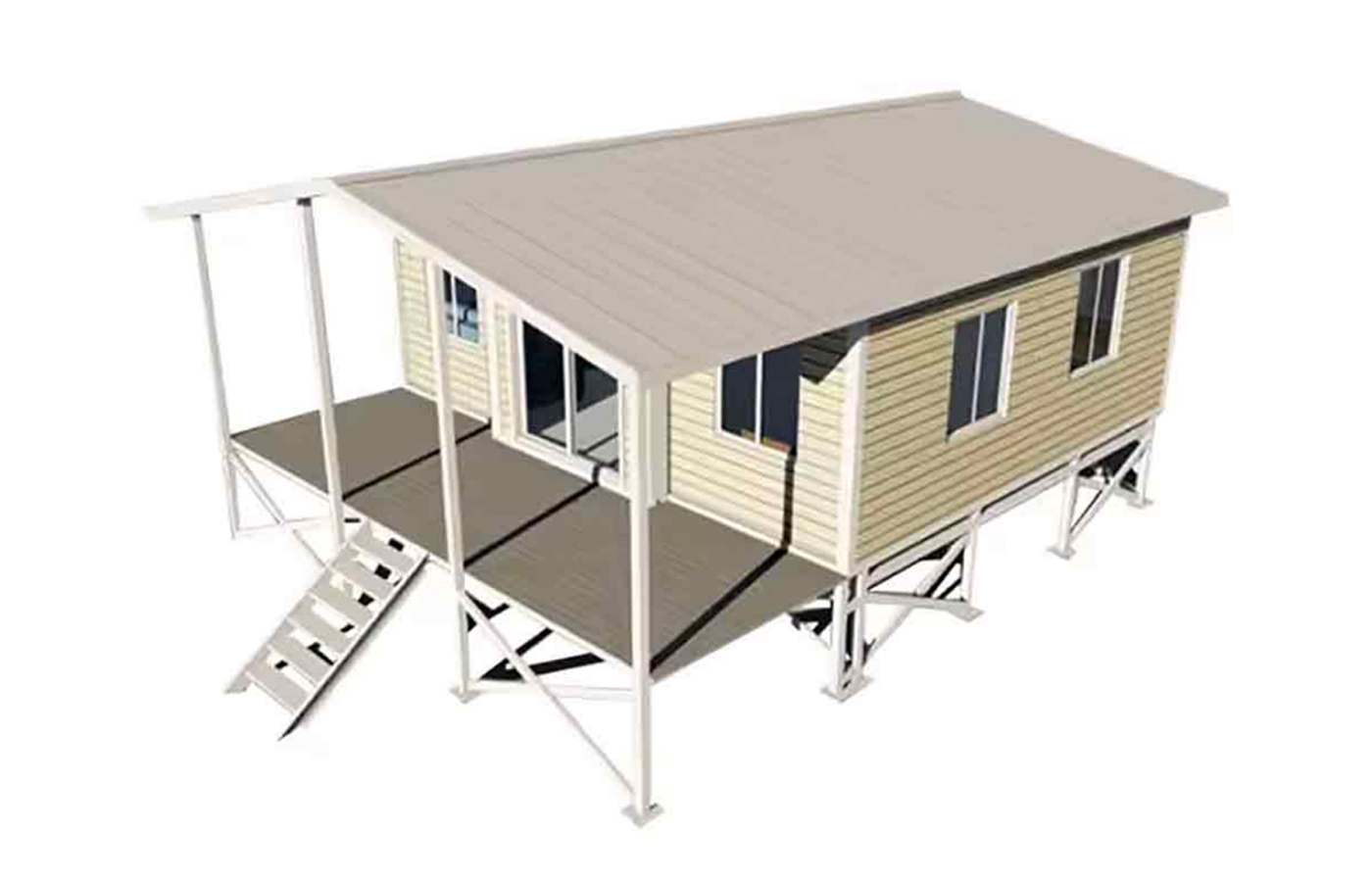 30ft Customized Expandable Container na May Pitched Roof At Terrace 30ft Customized Expandable Container na May Pitched Roof At Terrace