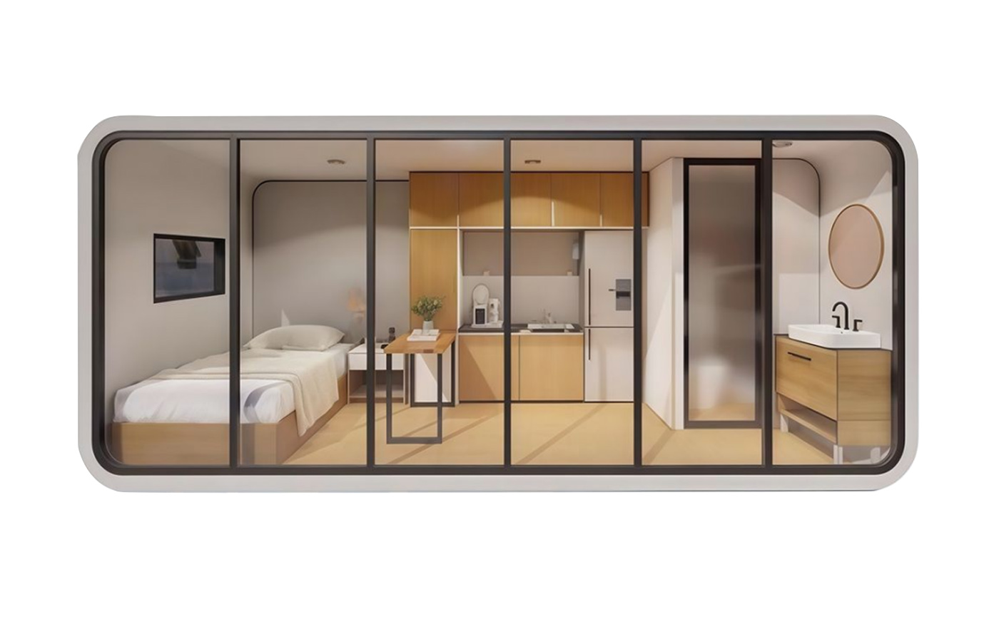 30ft Beautiful Vacation Resort Hotel Customized Seaside Apple Cabin Container House 30ft Beautiful Vacation Resort Hotel Customized Seaside Apple Cabin Container House