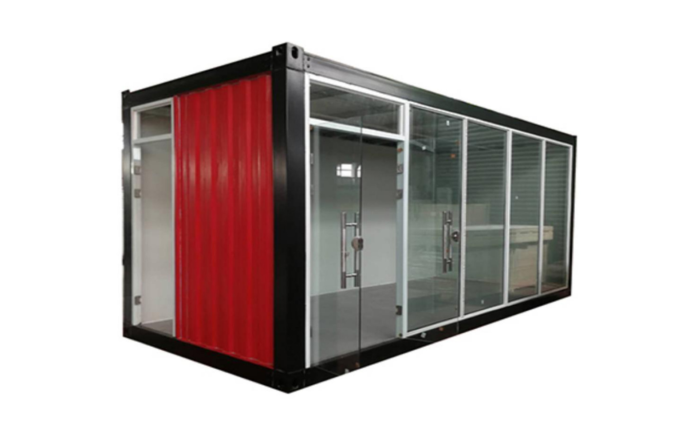 Customized na 30ft Corrugated Container House na May Floor-to-ceiling na Bintana Customized na 30ft Corrugated Container House na May Floor-to-ceiling na Bintana